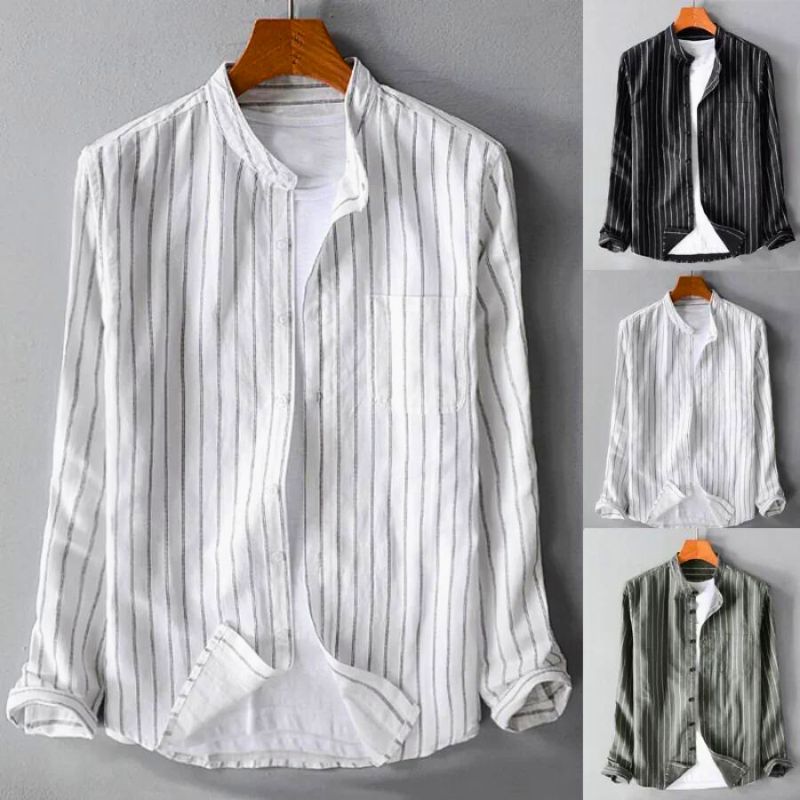 Laguna Striped Linen Shirt