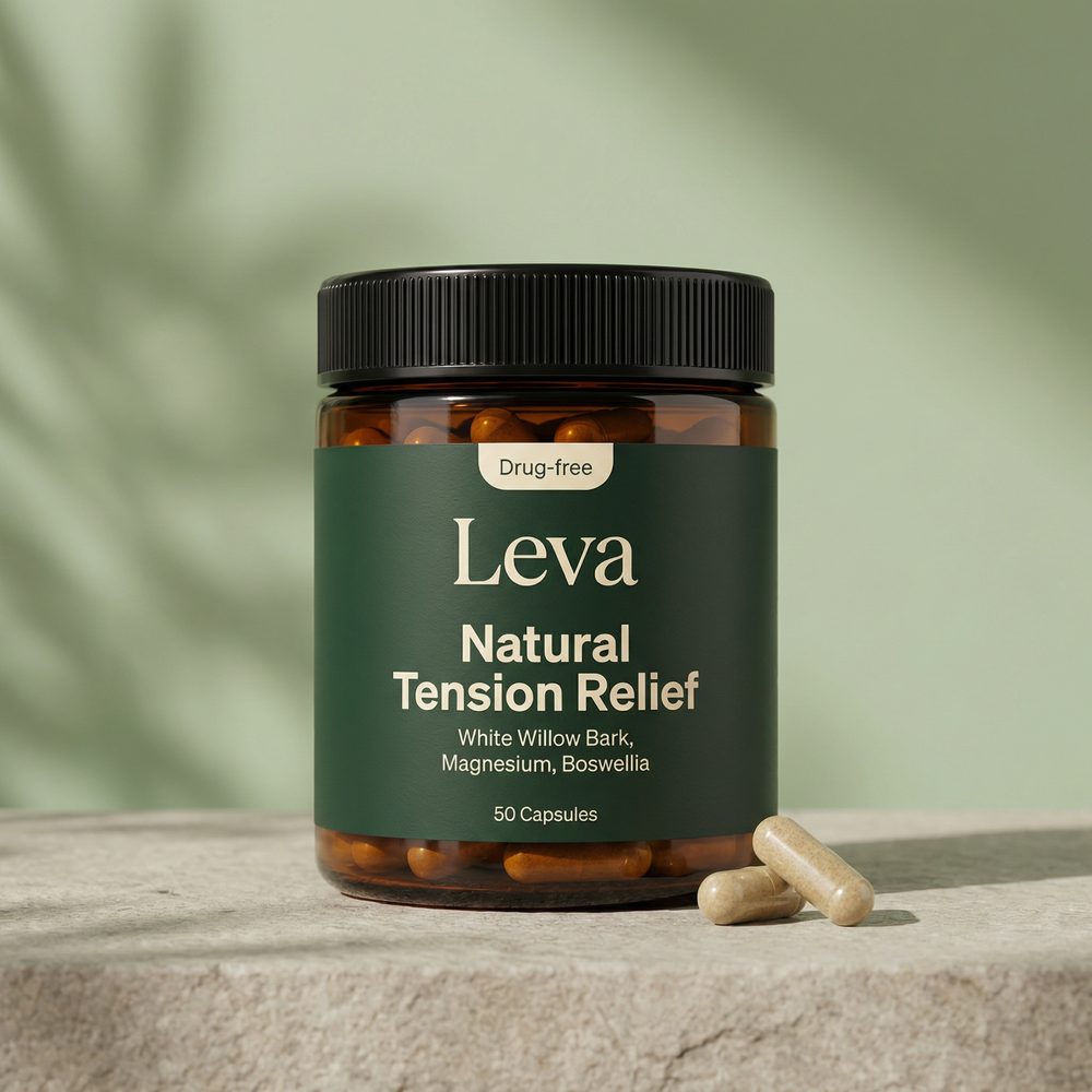 Leva Natural Tension Relief — Premium Product Shot