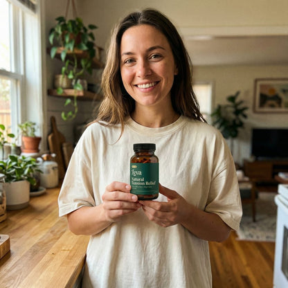 Real Customer Holding Leva Natural Tension Relief