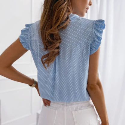 Zara Tie-Neck Blouse