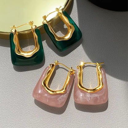 Aria Sculpted Resin Earrings