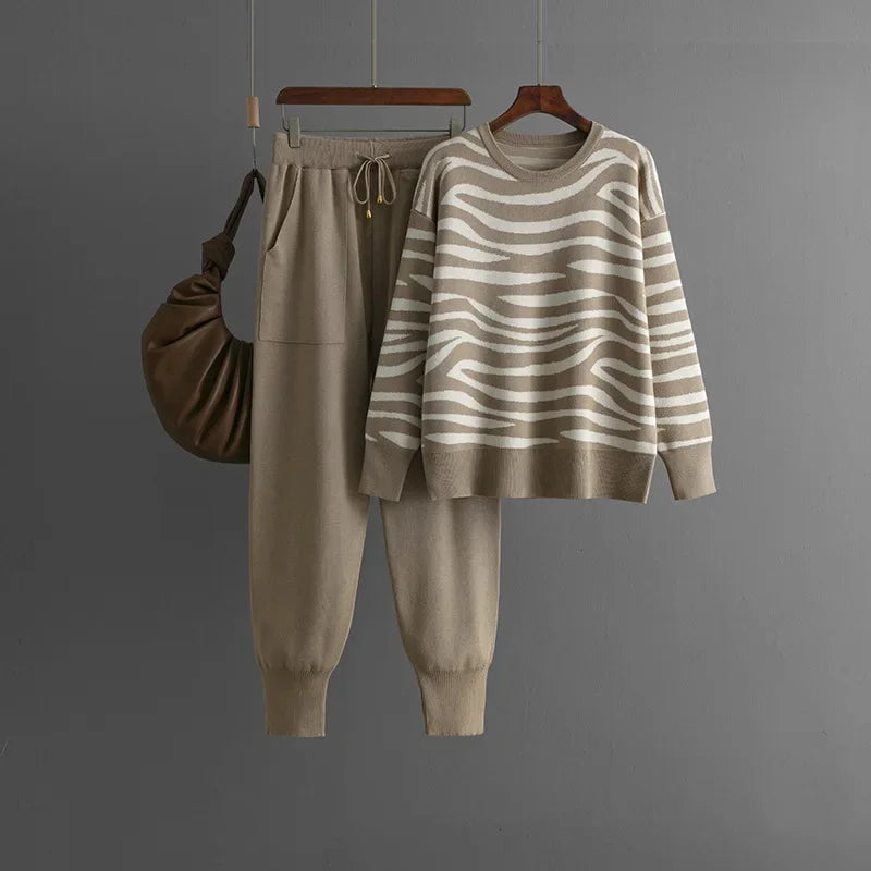 Serena Stripe Lounge Set