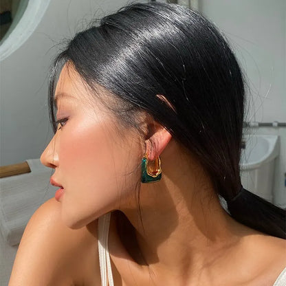 Aria Sculpted Resin Earrings