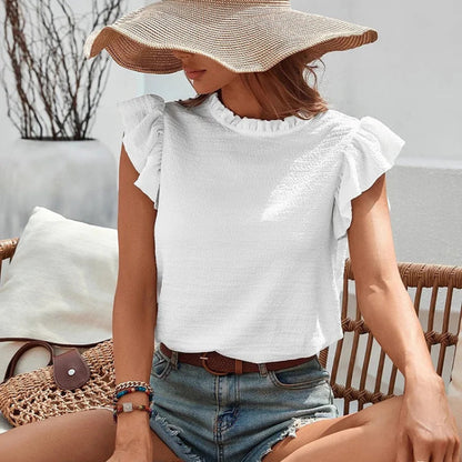 Isla Ruffle Trim Blouse