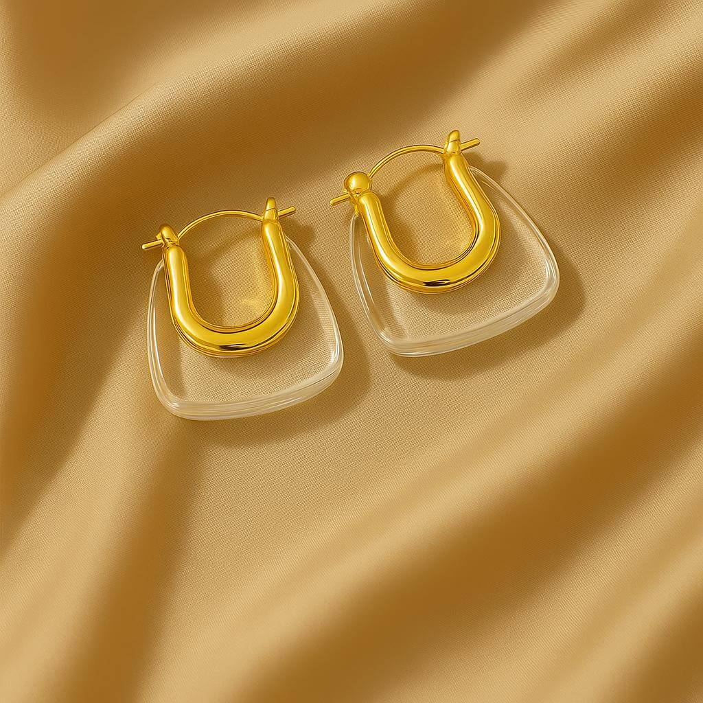 Aria Sculpted Resin Earrings