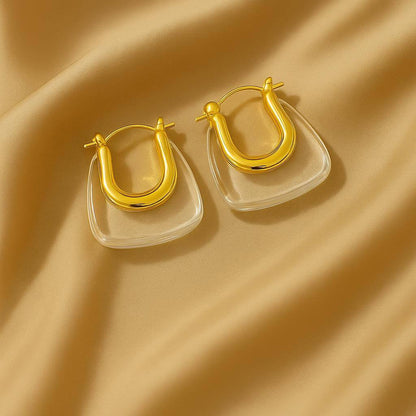 Aria Sculpted Resin Earrings