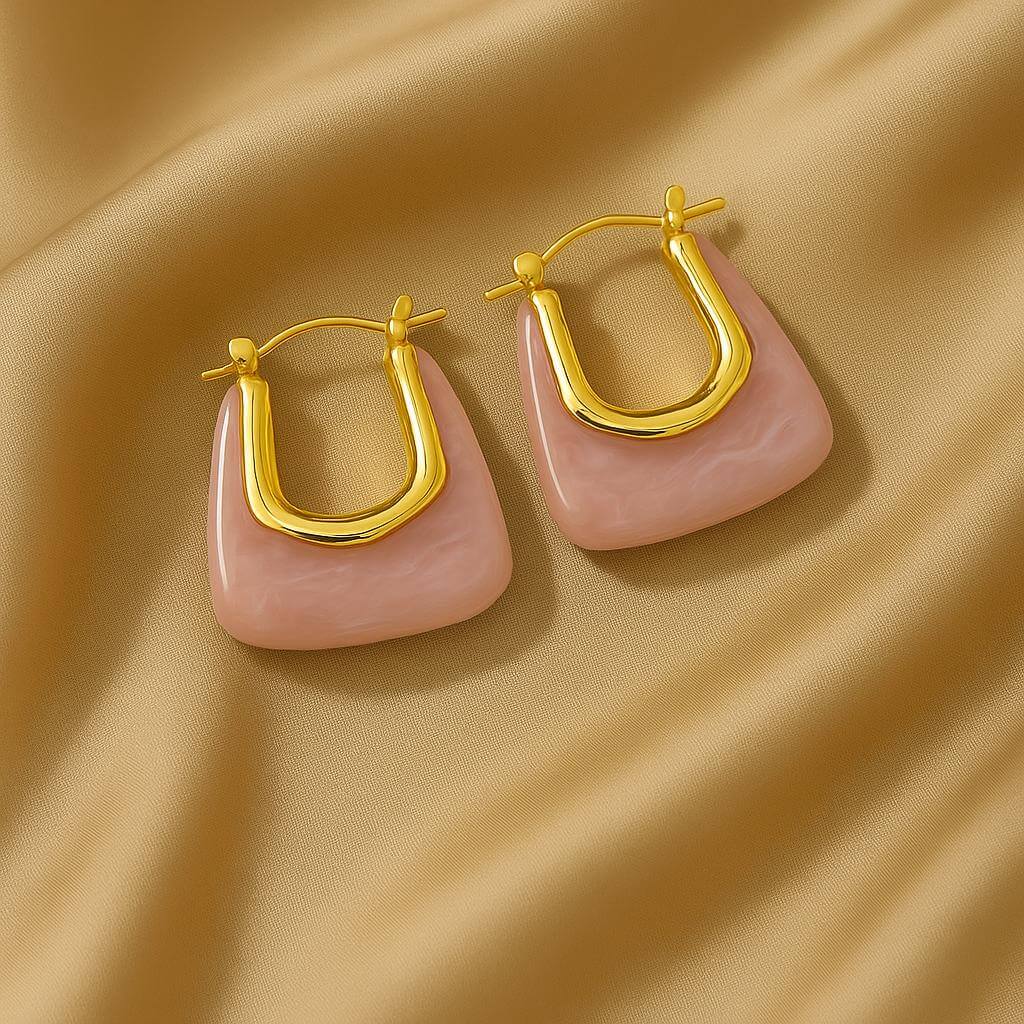 Aria Sculpted Resin Earrings