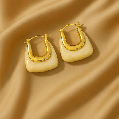Aria Sculpted Resin Earrings
